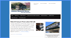 Desktop Screenshot of demmerlibrary.org
